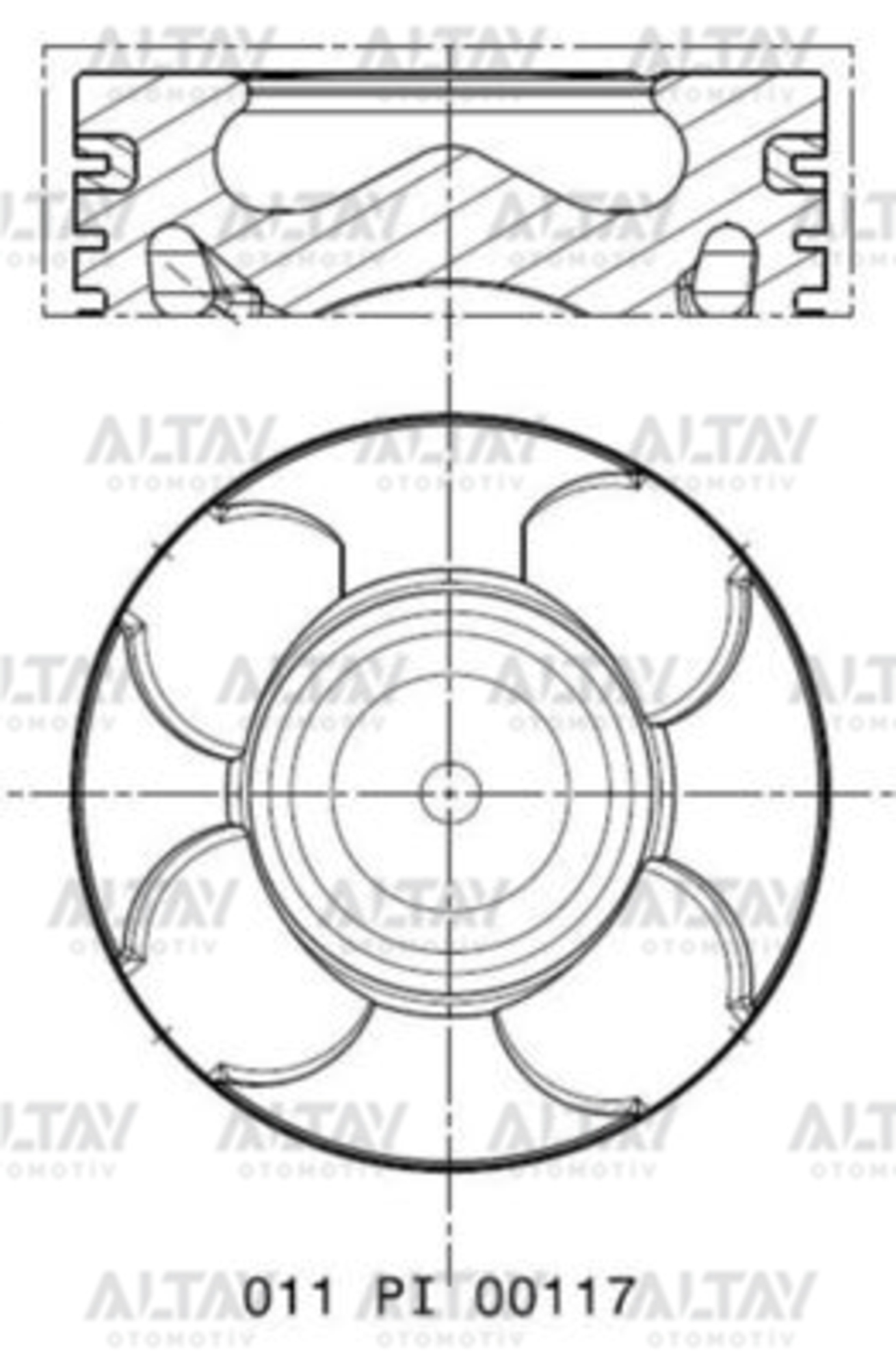 Fiat Linea Piston Segman Segmanlı OEM 8772660040000G Fiat Linea Piston Segman Segmanlı OEM 8772660040000G